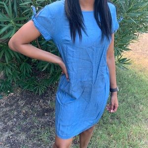 Lauren Conrad Chambray Mini Dress